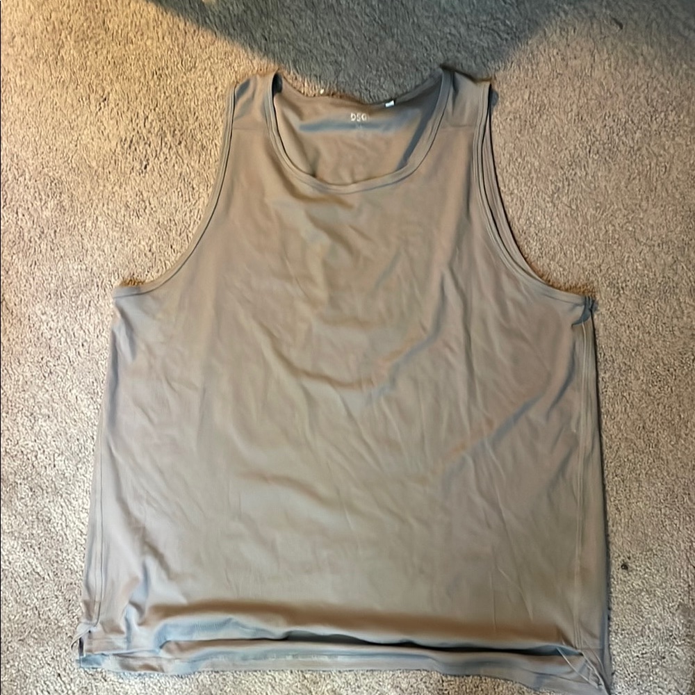 Gray Sleeveless Tank Top